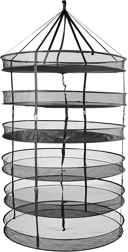 Grower's Edge Dry Rack w/ Clips 3 ft