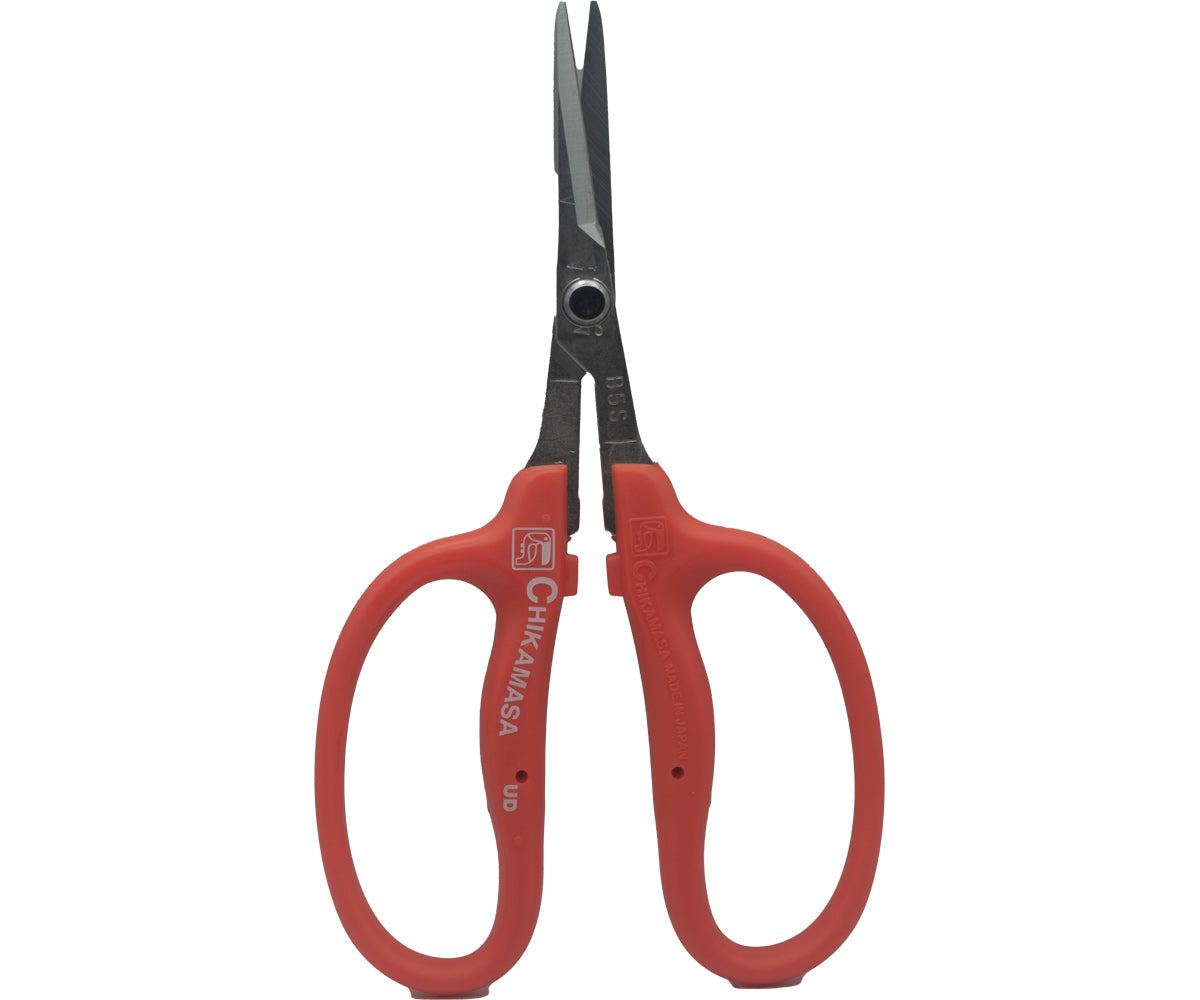 Chikamasa B-500SLF Shears, Slanted Blade, Fluorine/SS/EL