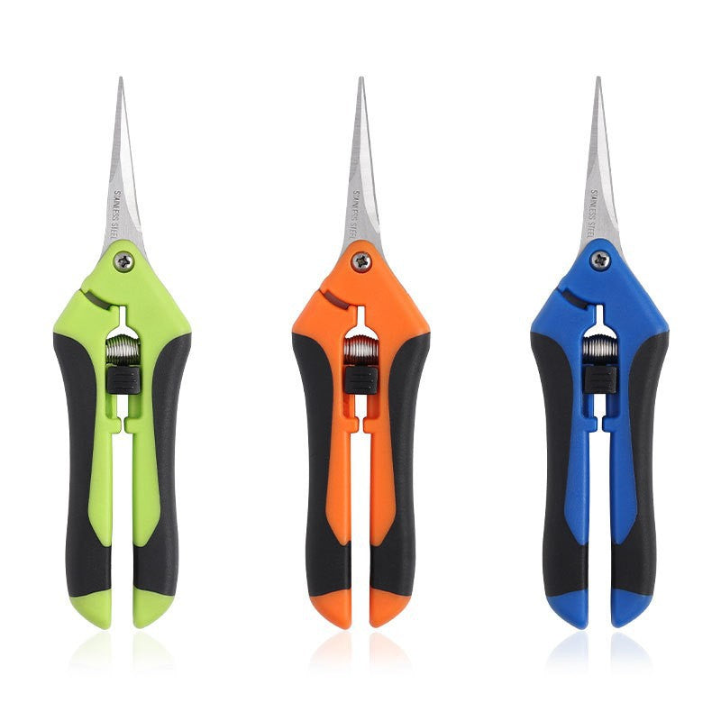Durable Precision Pruning Shears, Orange