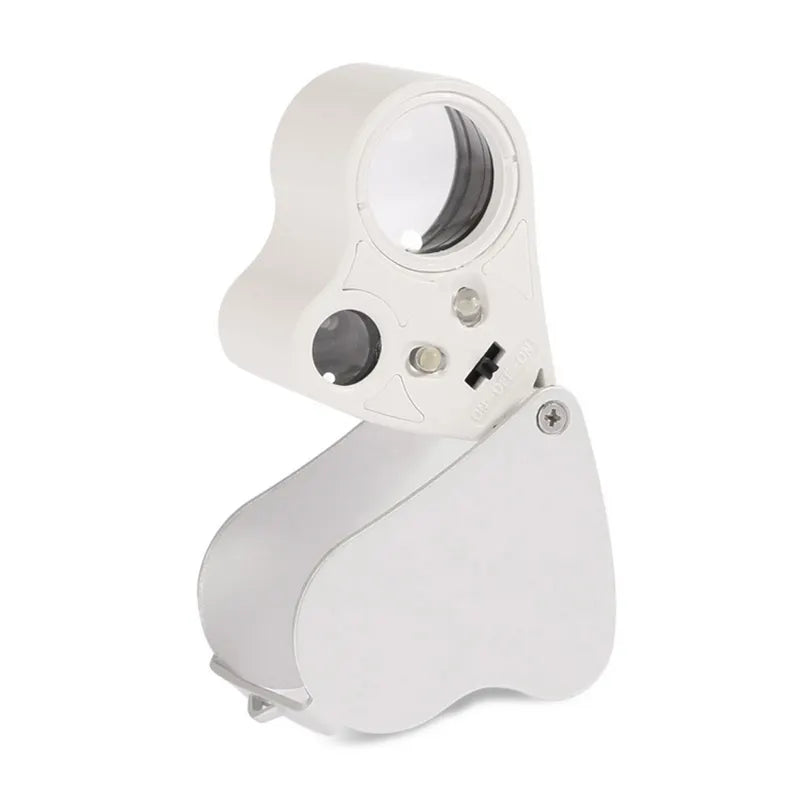 Gardin LED Lighted Loupe, 30X22MM, 60X12MM