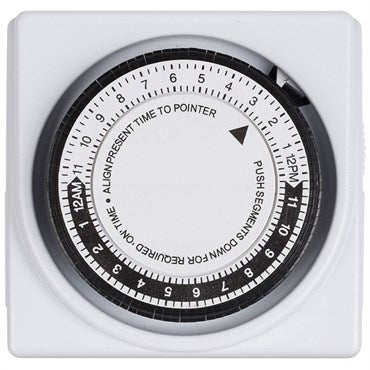 Hort2O Dual Outlet Mechanical Timer - 120V