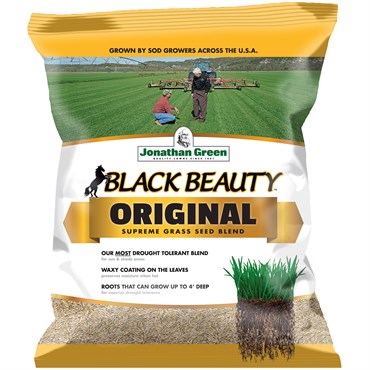 Jonathan Green Black Beauty Original Grass Seed Mix, 5lb Bag - Covers up to 500sq ft