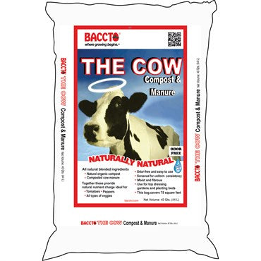 Michigan Peat BACCTO the COW Compost & Manure - 40qt, 35lbs