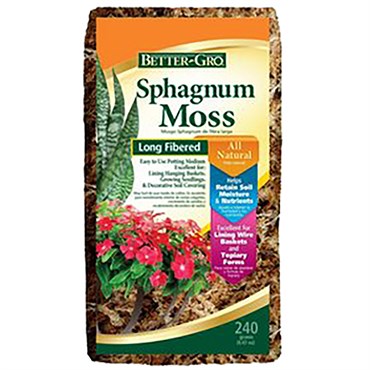SunBulb Better-Gro Long Fibered Sphagnum Moss, 240g