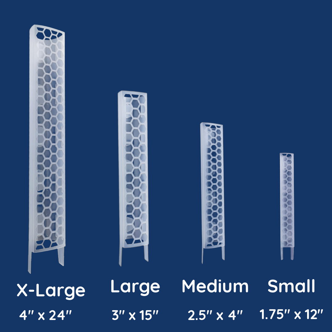 Plastic Fillable & Stackable Moss Support Poles for Climbing Plants