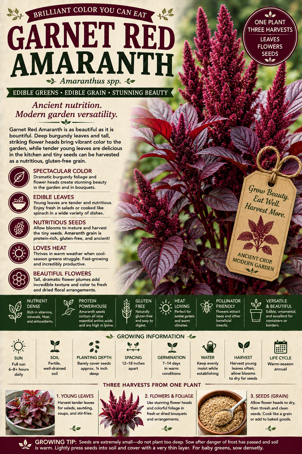 Garnet Red Amaranth