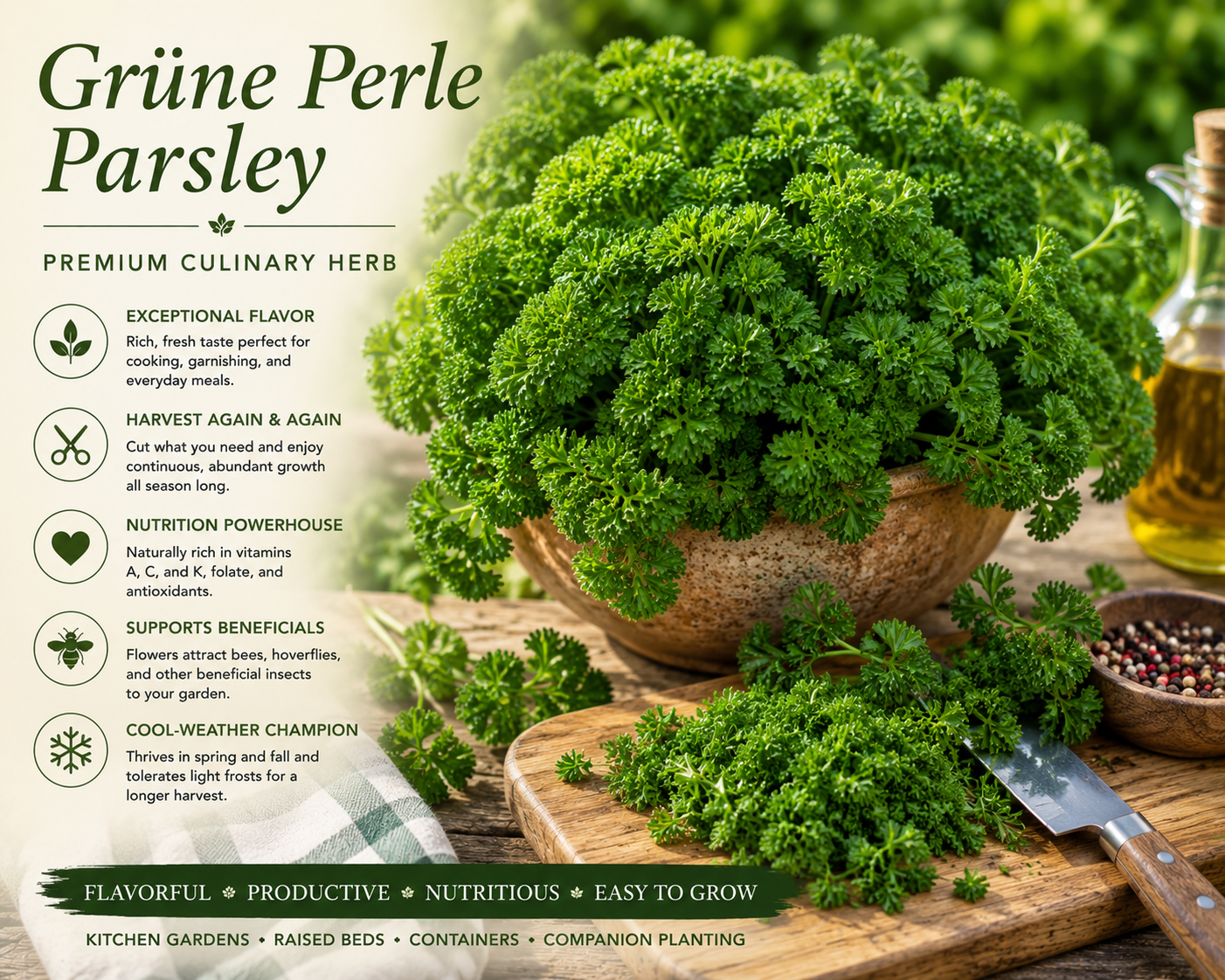 Grüne Perle Parsley