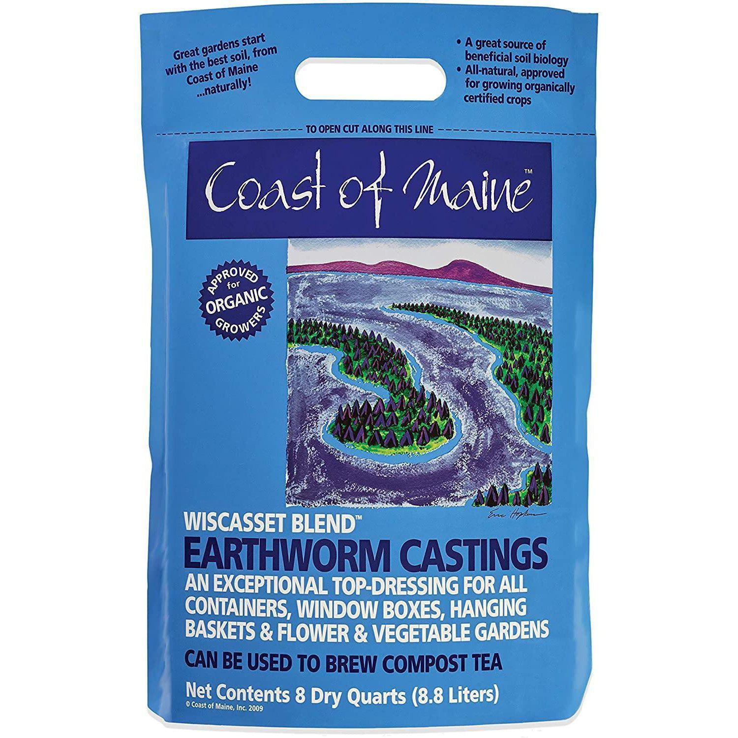 Coast of Maine - Earth Worm Castings, 8 qts