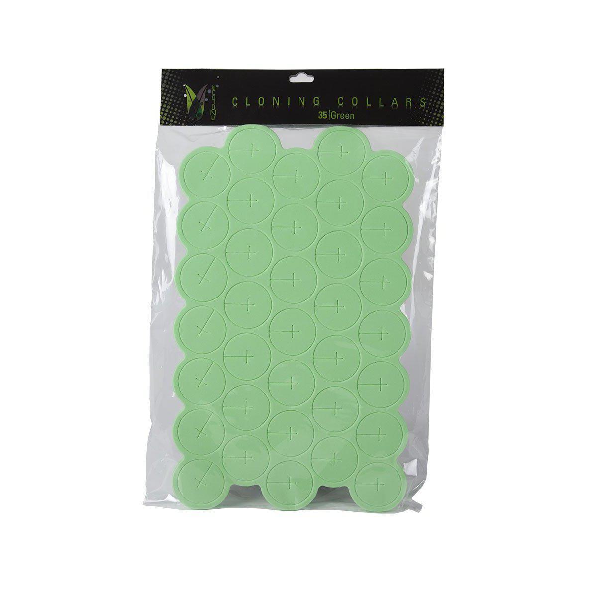 EZ-Clone Soft Cloning Collars, Green, pack of 35