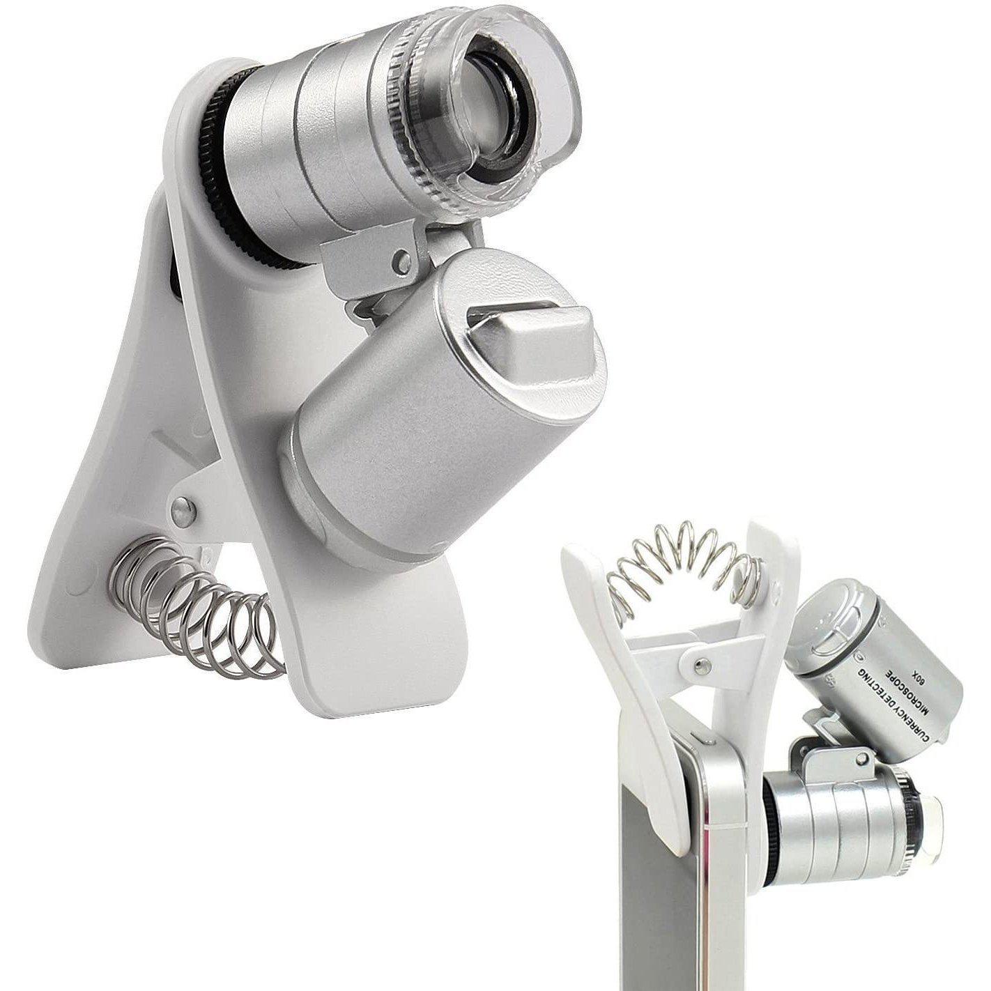 Accessories - Cell Phone Microscope with Clip - 60x - Gardin Warehouse