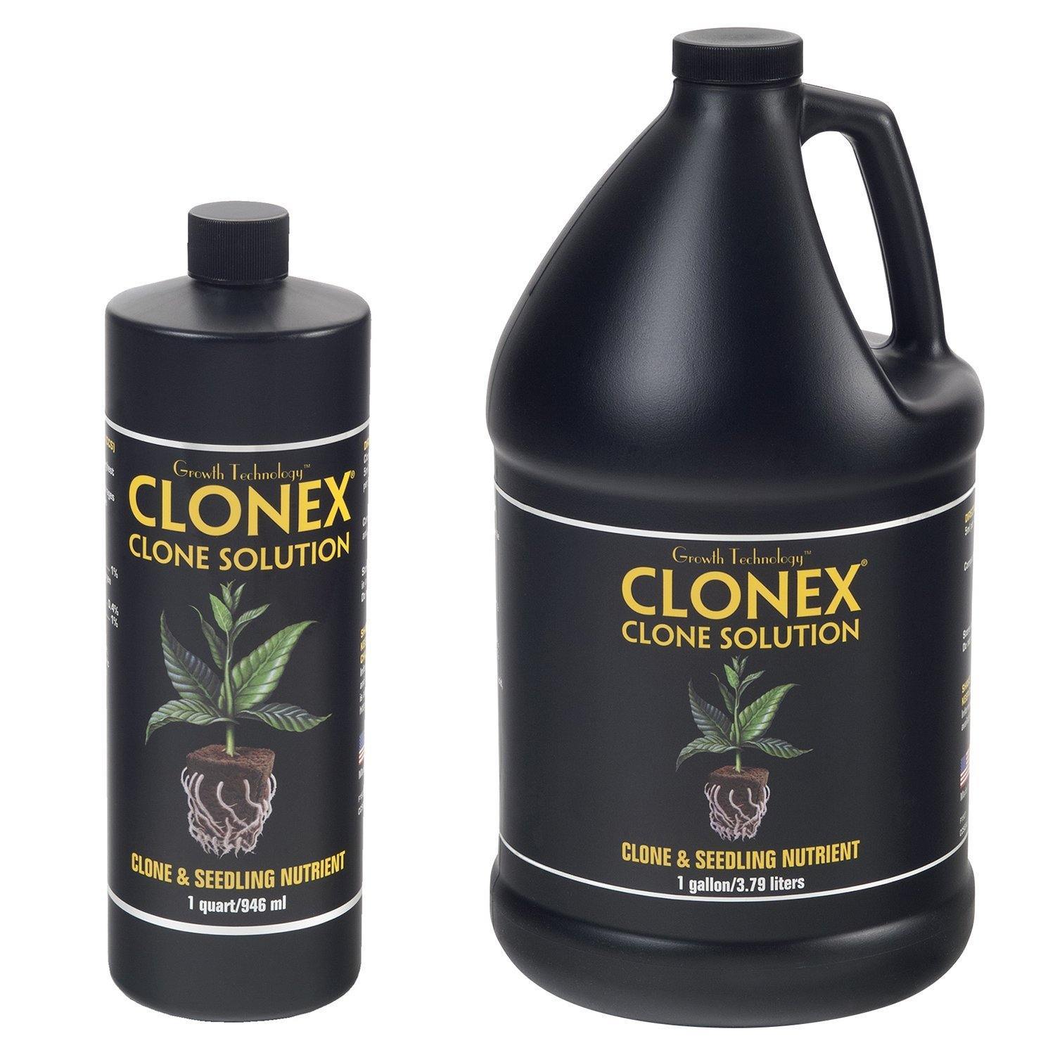 Clonex Clone Solution Rooting Hormone - Quart Bottle, Organic, For All Plants