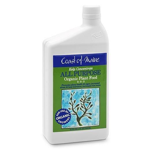 Nutrients, Additives & Solutions - Coast of Maine Liquid Kelp Fertilizer All Purpose Plant Food - 609853000757- Gardin Warehouse