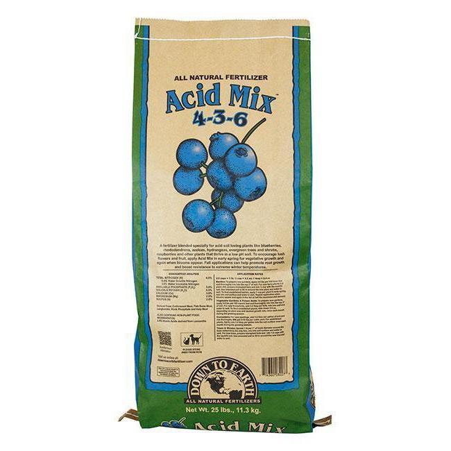 Nutrients, Additives & Solutions - Down To Earth Acid Mix, 5lb - 714360078240- Gardin Warehouse