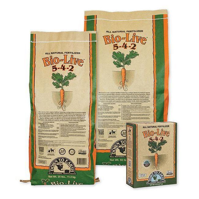 Nutrients, Additives & Solutions - Down To Earth Bio-Live, 5lb - 714360019243- Gardin Warehouse