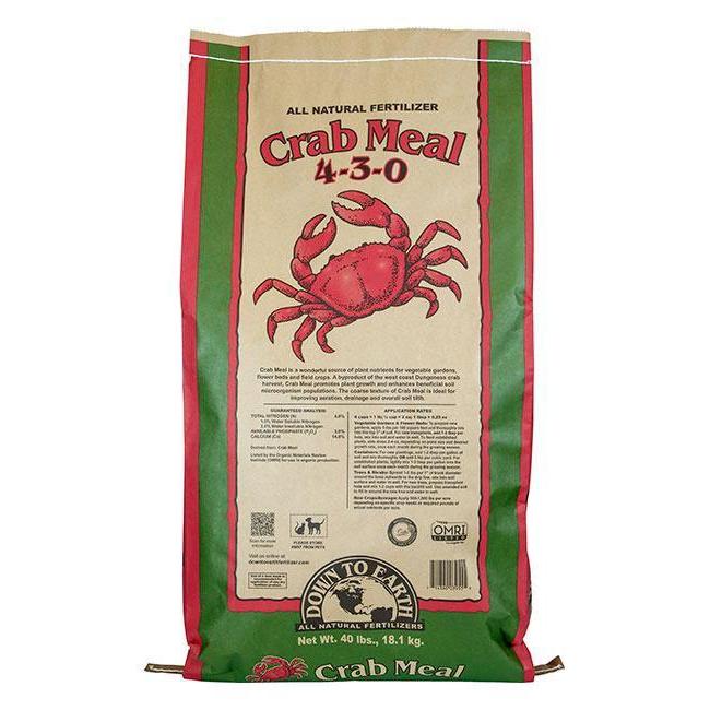 Nutrients, Additives & Solutions - Down To Earth Crab Meal, 5lb - 714360078448- Gardin Warehouse