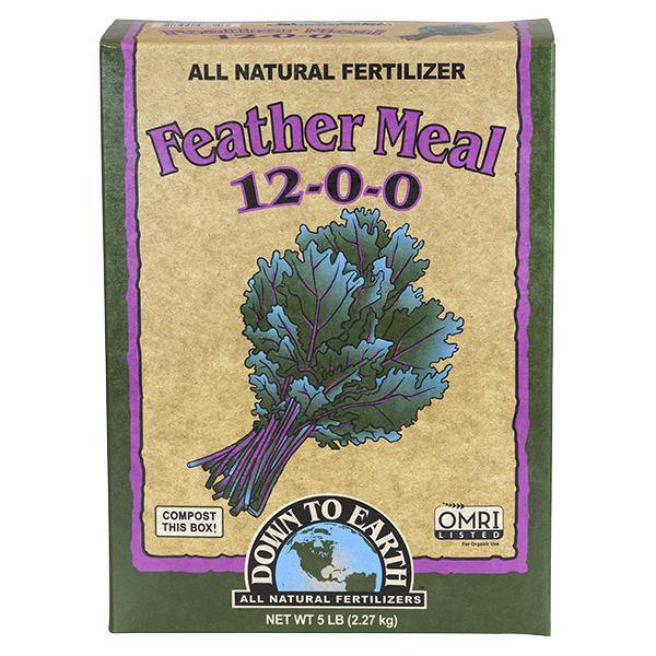 Nutrients, Additives & Solutions - Down To Earth Feather Meal, 5lb - 714360078103- Gardin Warehouse