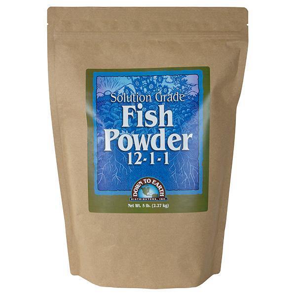 Nutrients, Additives & Solutions - Down to Earth Fish Powder, 5lb - 714360121151- Gardin Warehouse