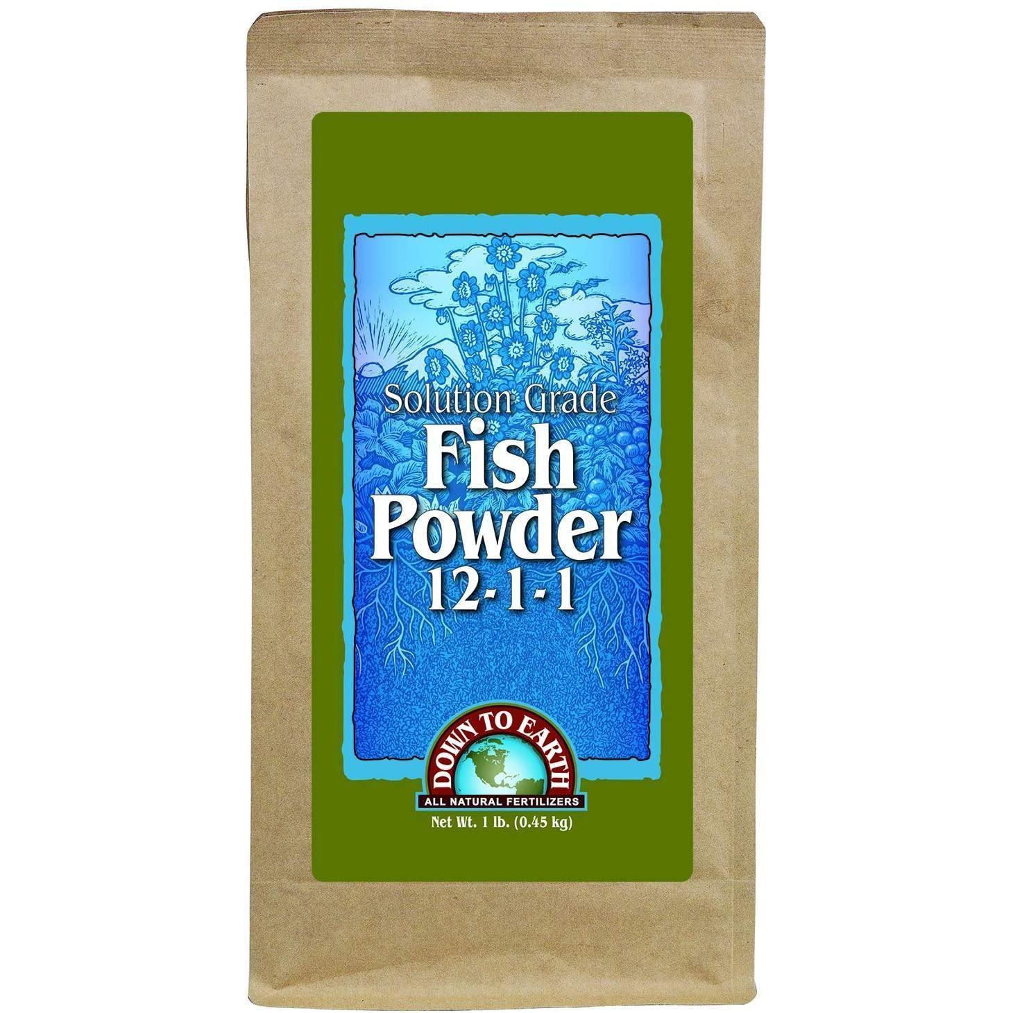 Nutrients, Additives & Solutions - Down to Earth Fish Powder, 5lb - 714360121151- Gardin Warehouse