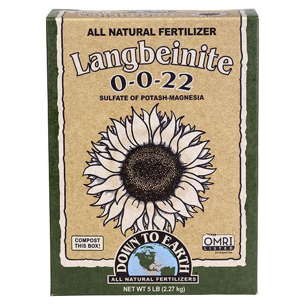 Nutrients, Additives & Solutions - Down To Earth Langbeinite - 714360078523- Gardin Warehouse