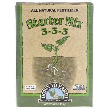 Nutrients, Additives & Solutions - Down To Earth Starter Mix, 5lb - 714360078363- Gardin Warehouse