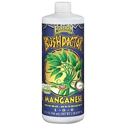 Nutrients, Additives & Solutions - FoxFarm Bush Doctor Manganese, Quart - 752289520013- Gardin Warehouse