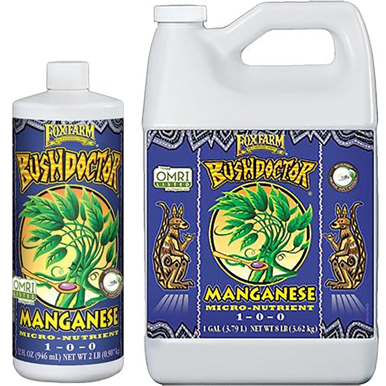 Nutrients, Additives & Solutions - FoxFarm Bush Doctor Manganese, Quart - 752289520013- Gardin Warehouse