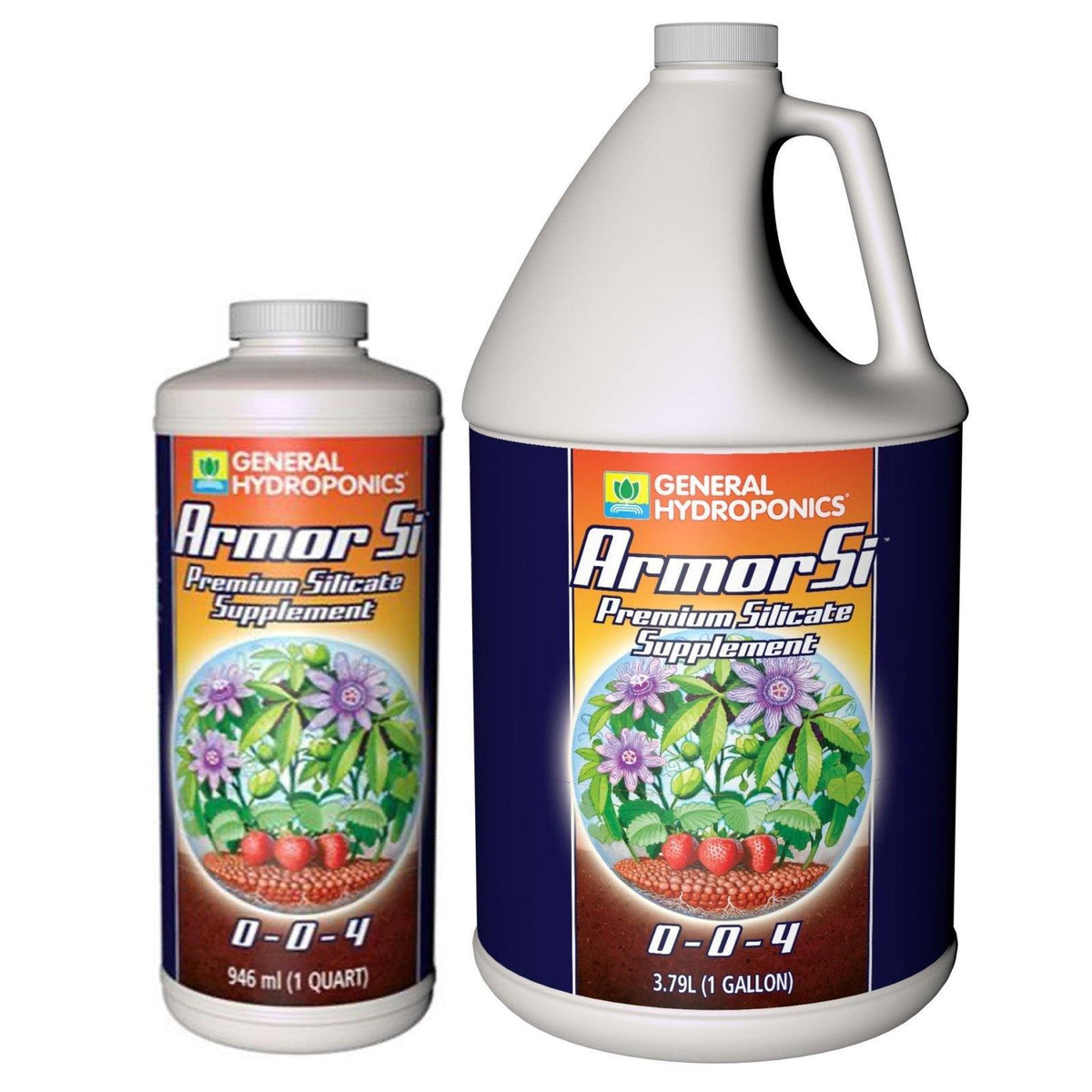 Nutrients, Additives & Solutions - General Hydroponics Armor Si, Quart - 793094017824- Gardin Warehouse