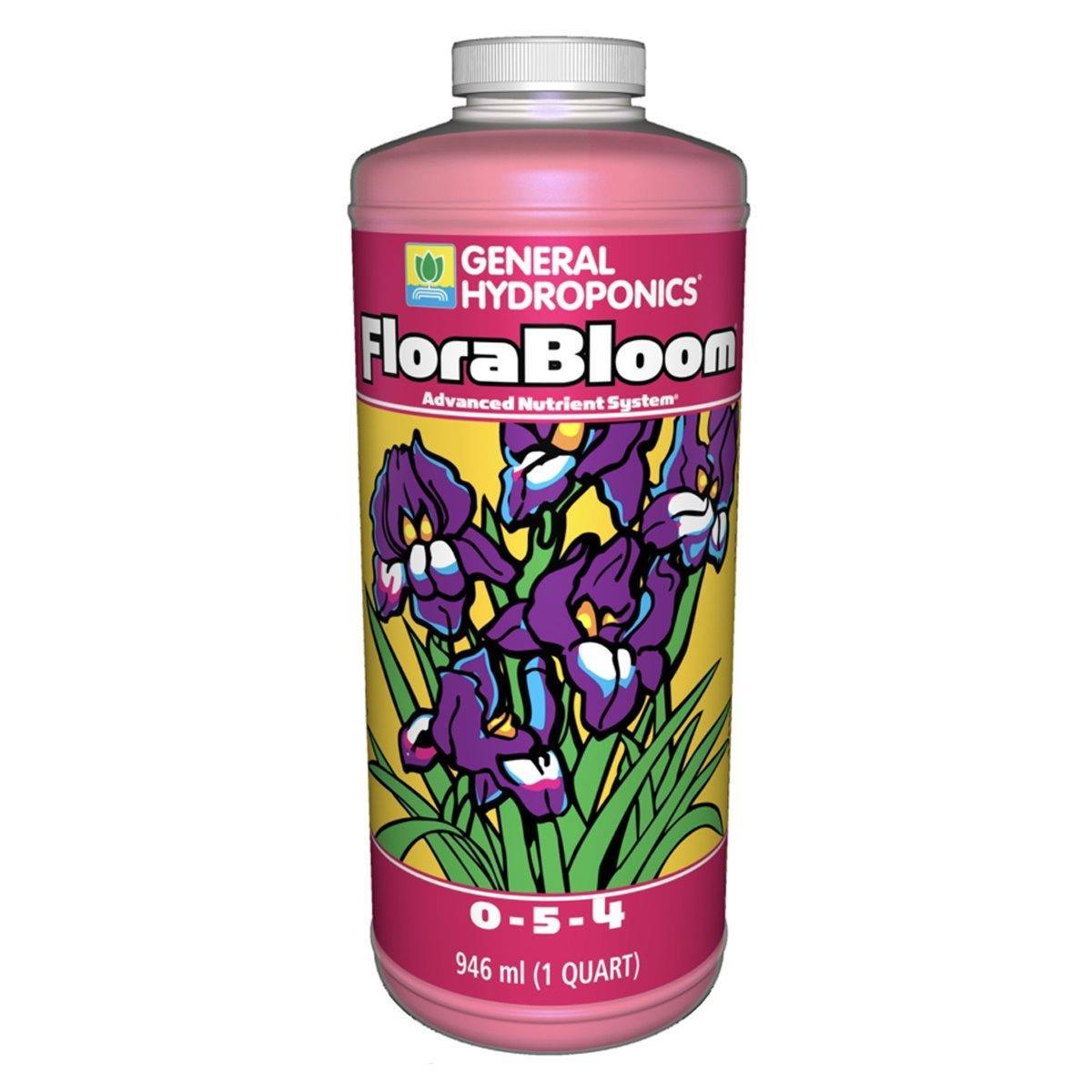 Nutrients, Additives & Solutions - General Hydroponics Flora Bloom - 793094014328- Gardin Warehouse