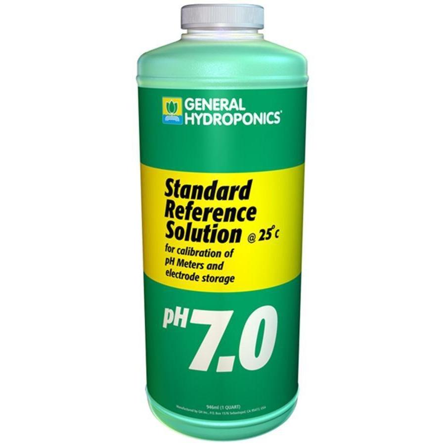 Observation, Measurement, Control - General Hydroponics pH 7.01 Calibration Solution, Qt - 793094015523- Gardin Warehouse