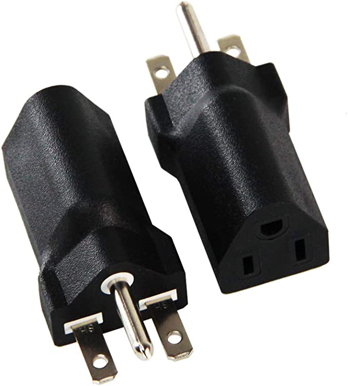 Accessories - Grower's Choice Plug Adapter - 110V / 120V to 220V / 240V, IEC C3 to 5-15P Male Plug - Gardin Warehouse