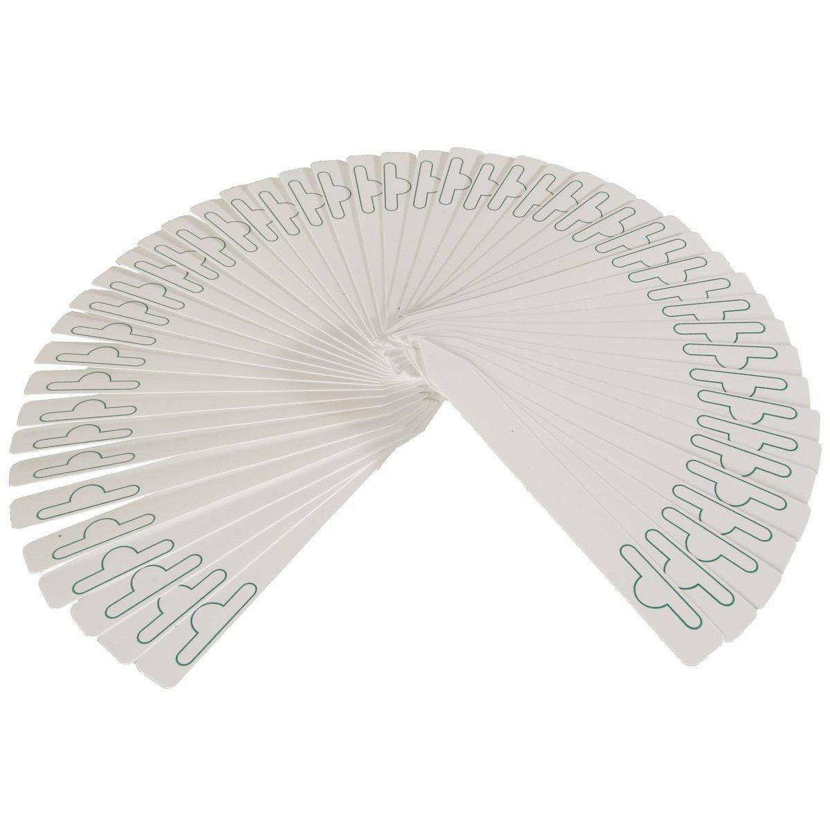 Propagation - Hydrofarm Plant Stake Labels, White, 6" x 5/8", pack of 50 - 638104001236- Gardin Warehouse