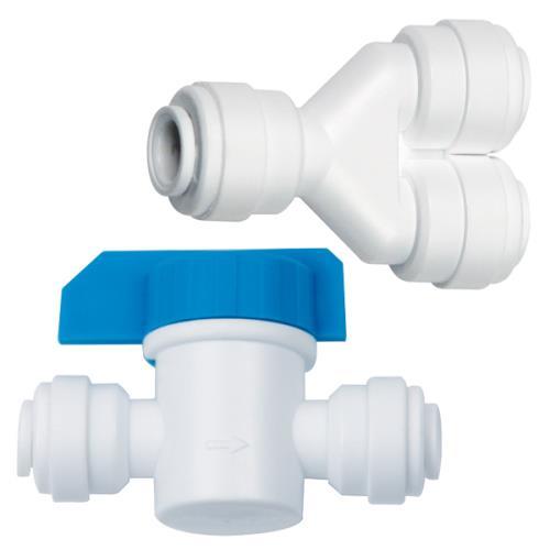 Hydroponics - Hydrologic - QC 2-Way Splitter 1/4 in - 812111010553- Gardin Warehouse