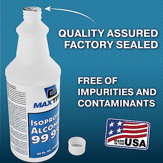 Hygiene & Safety - Isopropyl Alcohol 99.9%, Quart - 849969018547- Gardin Warehouse