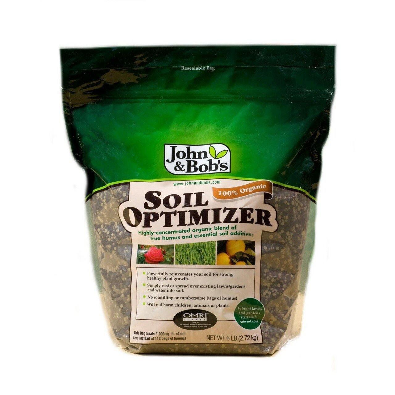 Nutrients, Additives & Solutions - John & Bobs Soil Optimizer Fertilizer - Gardin Warehouse