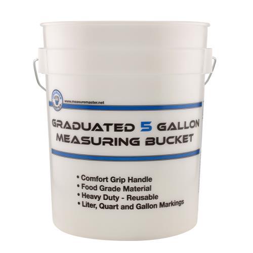 5 Gallon White Plastic Bucket by Gro Pro - Gardin Warehouse