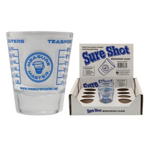 Observation, Measurement, Control - Measure Master - Sure Shot Measuring Glass, 1.5 oz - 870883008352- Gardin Warehouse