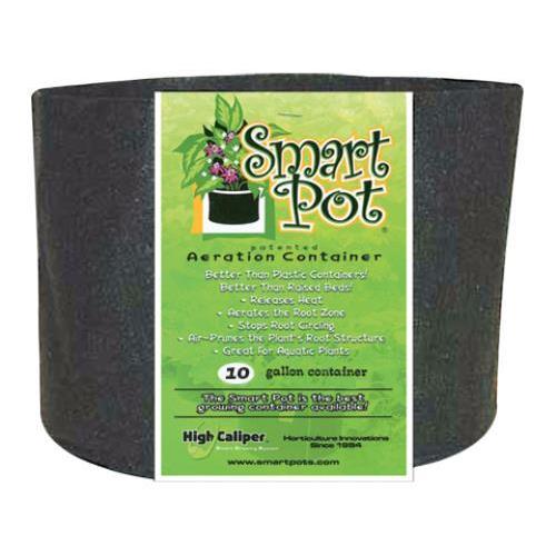 Containers - Smart Pot Black 10 Gallon - 674344100100- Gardin Warehouse