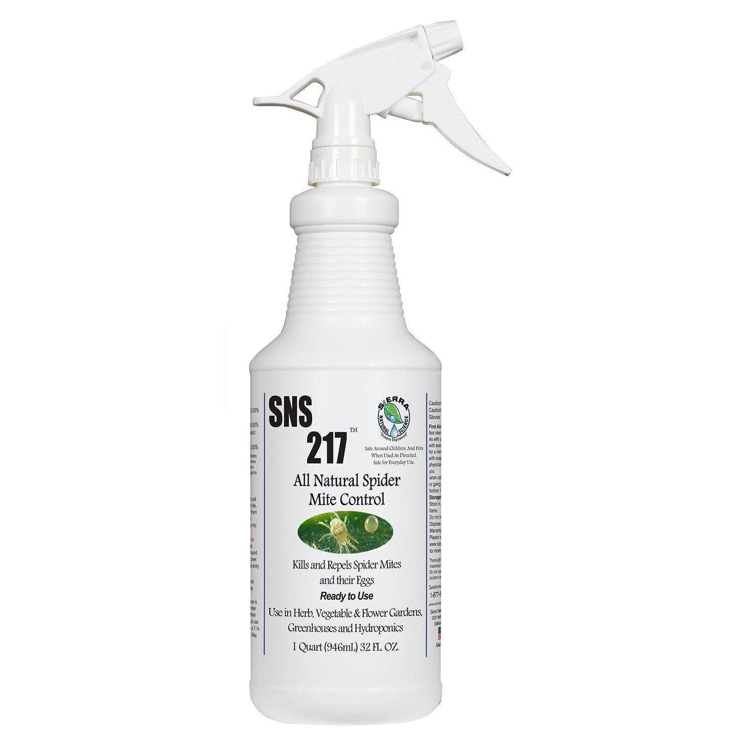 Pest & Disease Control - SNS 217 Mite Control RTU, Quart - 705105324661- Gardin Warehouse