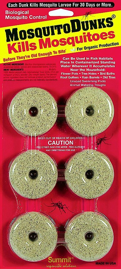 Pest & Disease Control - Summit Mosquito Dunks, Pack of 6 - 018506001100- Gardin Warehouse