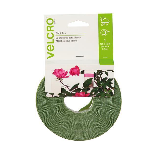 Accessories - Velcro Plant Ties, 45' x 0.5" Green - 075967913847- Gardin Warehouse