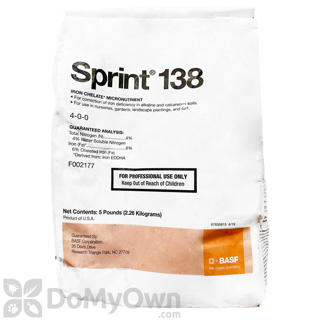 BASF Sprint 138 Chelated Iron 6%, 5lbs