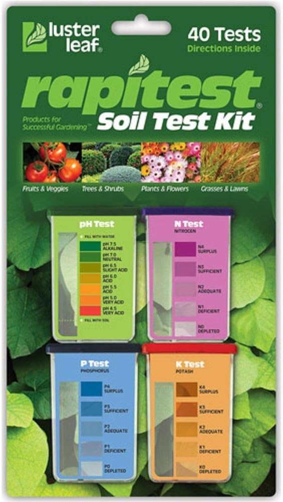 Luster Leaf Rapitest Soil Test Kit, 40 Tests
