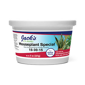 Jack's Classic 15-30-15 Houseplant Special Fertilizer, 8oz