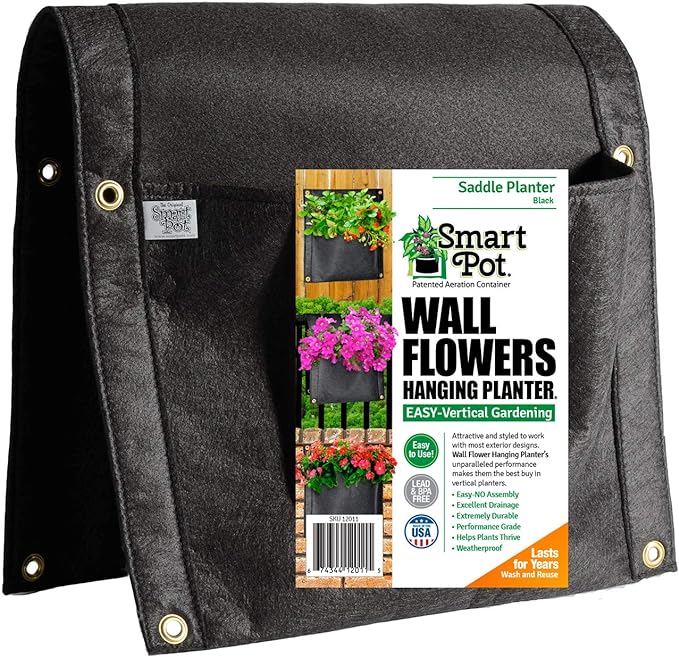 Smart Pots Wall Flower Saddle Planter