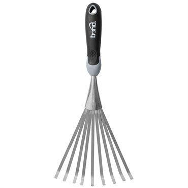 Bond Steel Fan Rake - Contour Grip, 9in