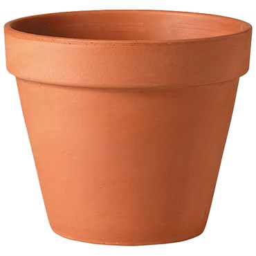 Deroma Terra Cotta Clay Pots - Red & Graphite Grey