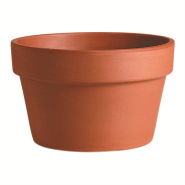 Deroma Terra Cotta Clay Pots - Red & Graphite Grey