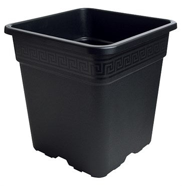 Gro Pro Black Square Pots