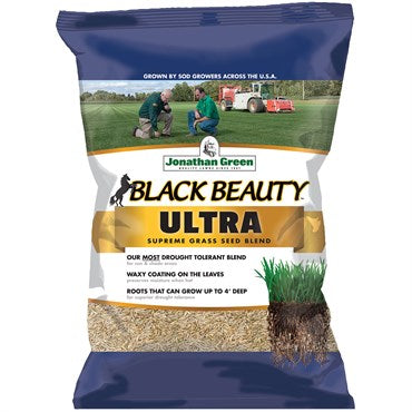 Jonathan Green Black Beauty Ultra Grass Seed Mix, 25lb - Covers up to 10,000sq ft