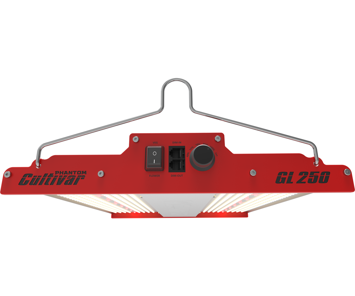 PHANTOM Cultivar GL250 LED Grow Light, 250W (10' 110-120V Plug)